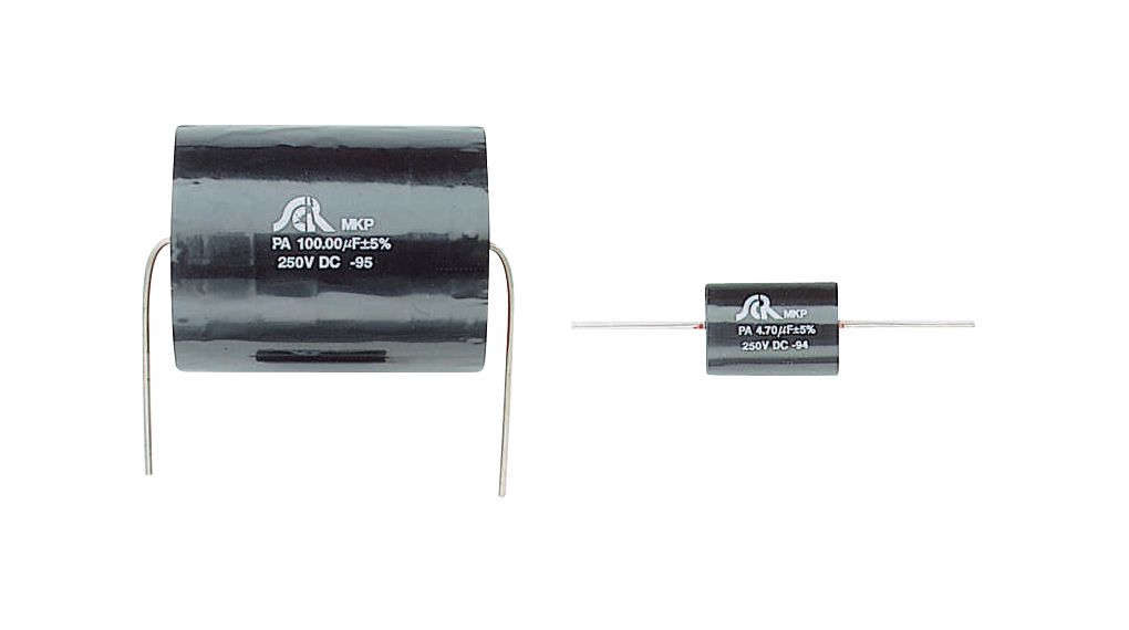 SCR PA Film Capacitor, 250V dc, ±5%, 100μF