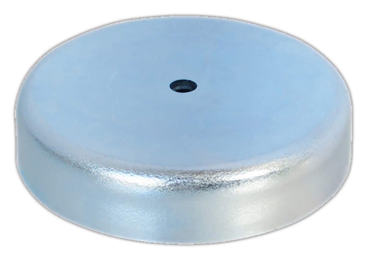 Eclipse Pot Magnet 50 mm Hole, 18 kg Pull 10 mm