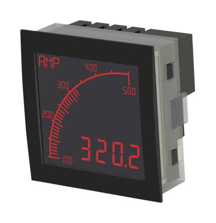 Trumeter LCD Digital Panel Ammeter 4-Digits DC 0.5 % -10°C to 60°C, 68 x 68 mm