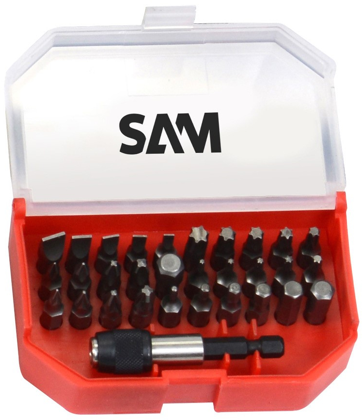 SAM, Hex, Phillips, Pozidriv, Slotted, Torx Driver Bit 1 Pieces