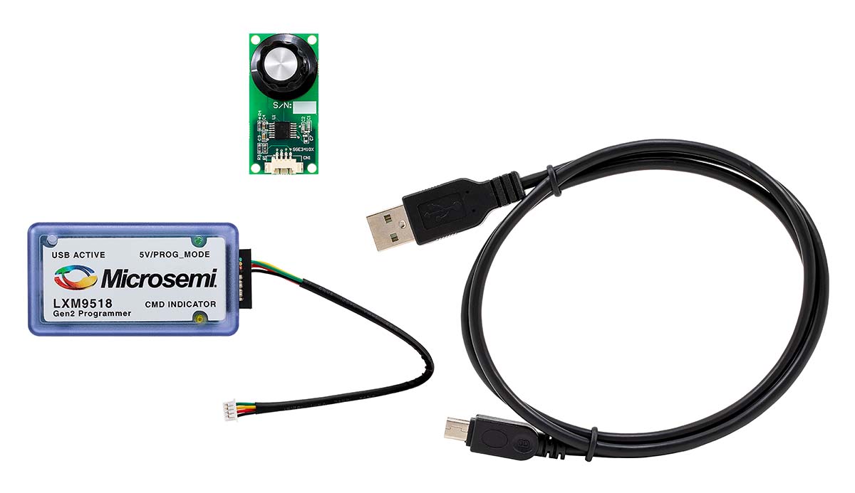 Microchip LX3301A 120 Degree Rotary Inductive Position Sensor EVAL Board with Programmer Position Sensor for