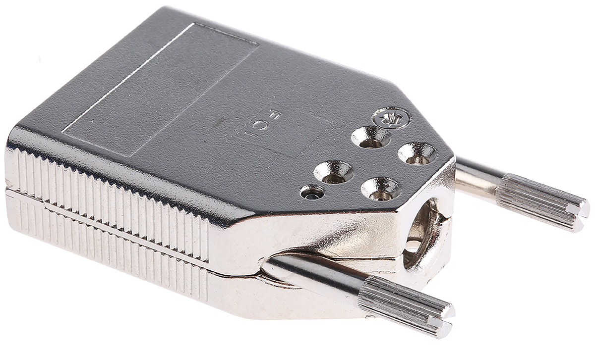 8655mh0911lf Amphenol FCI 8655MH Series Die Cast Zinc D-sub Connector Backshell, 9 Way, Strain Relief