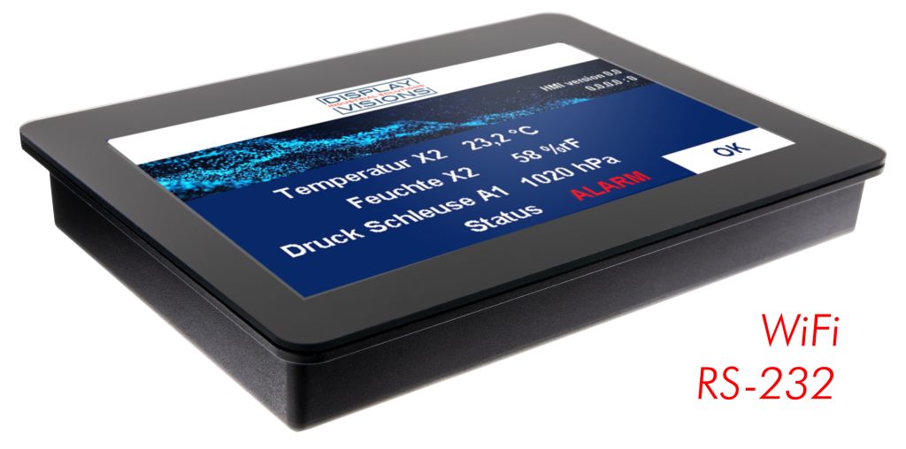 Display Visions HMI Series Touch Screen HMI - 4.3 in, TFT Display, 480 x 272 pixel