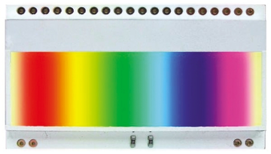 Display Visions Blue, Green, Red Backlight, LED 40