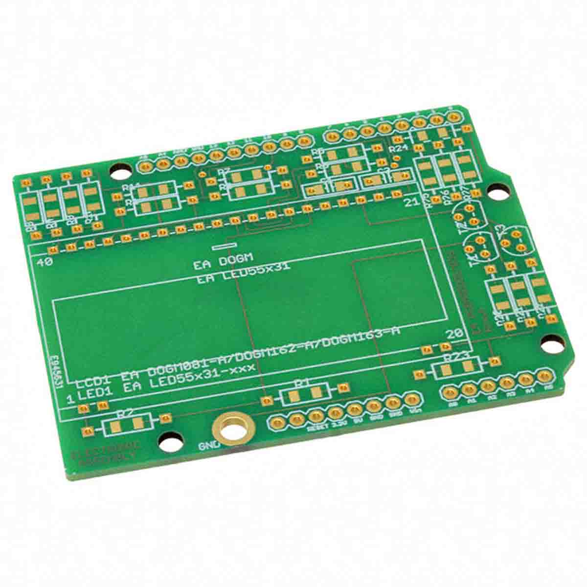 Display Visions for use with DOG Display, Arduino-Board