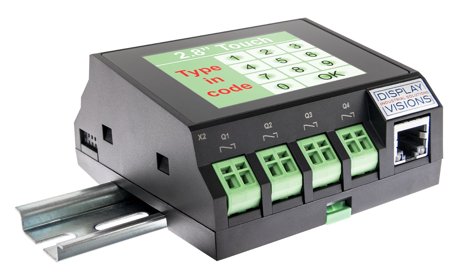 Display Visions EA PLC Series PLC CPU, Relay Output, 12-Input, Analogue, Digital Input