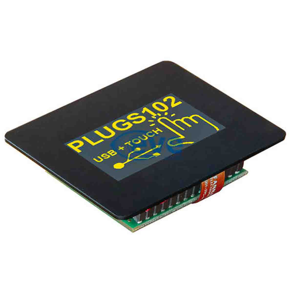 Display Visions 1.7 in Yellow OLED Display 128 x 64 pixel Graphics I2C, RS232, SPI, USB