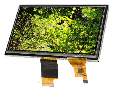 Display Visions EA R1024X-70BLWTS LCD Colour Display Touch Screen, 177.8 mm, 1024 x 600 pixel