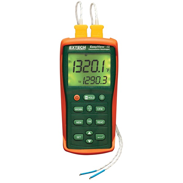 Extech EA15 Temperature Data Logger, RS232, 2 Channel