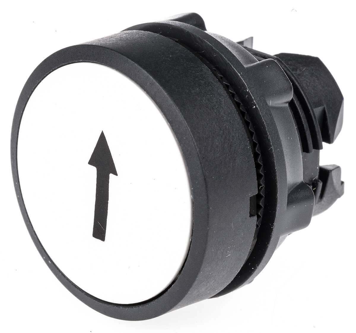Schneider Electric XB5 Series, White Push Button Head, Spring Return, 22mm Cutout