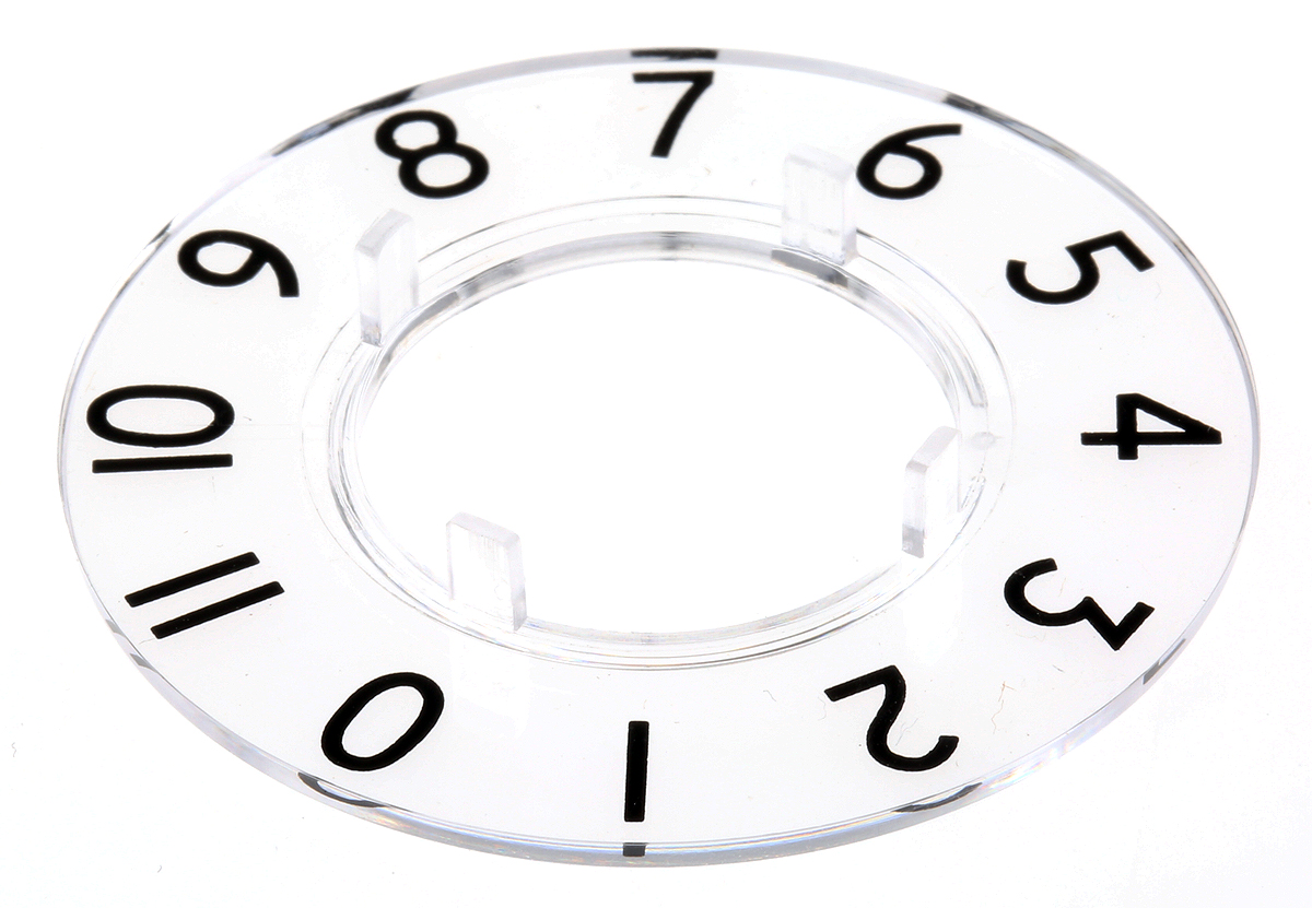 RS PRO Potentiometer Dial for Collet Knob