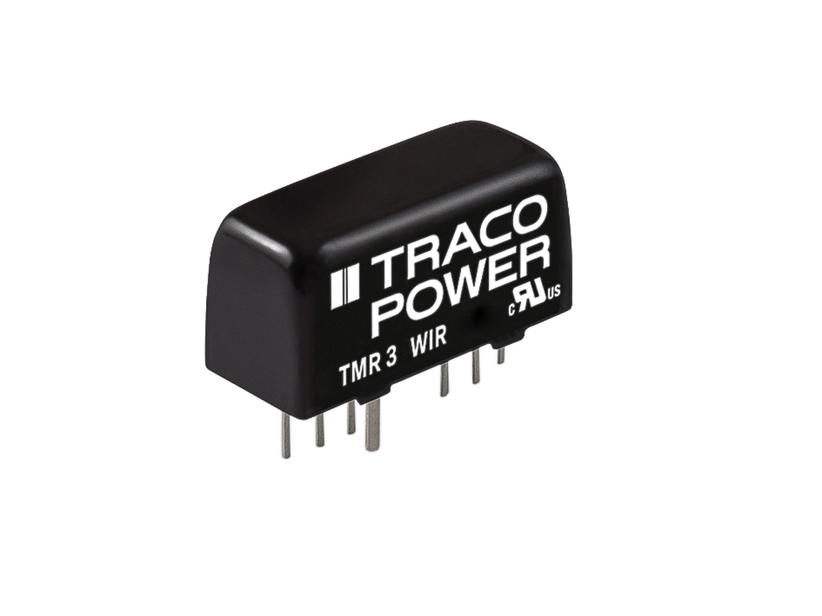 TRACOPOWER TMR 3WI Isolated DC-DC Converter, ±12V dc/ ±125mA Output, 18 → 75 V dc Input, 3W, Through Hole, +85°C