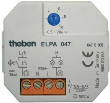 Theben Electronic Staircase Timer 230 V ac, 1-Channel
