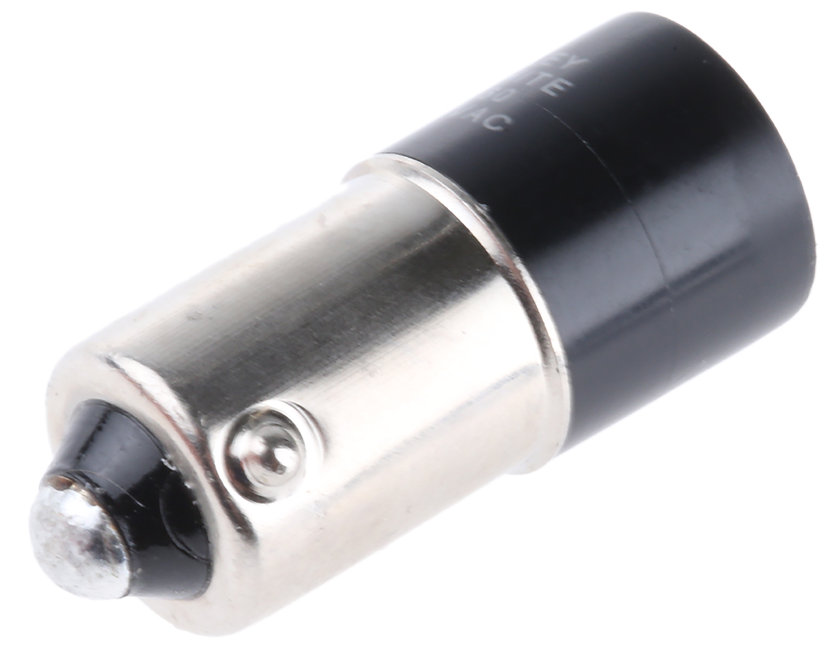eledba9scw Oxley White LED Indicator Lamp, 12-60V ac/dc, BA9s Base, 10mm Diameter, 1792mcd