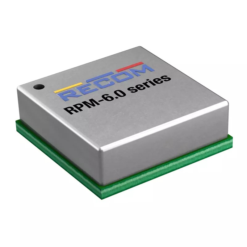 Recom RPM-6.0 DC-DC Converter, 5V dc/ 6A Output, 4 → 15 V dc Input, 30W, Surface Mount, +85°C Max Temp -40°C Min