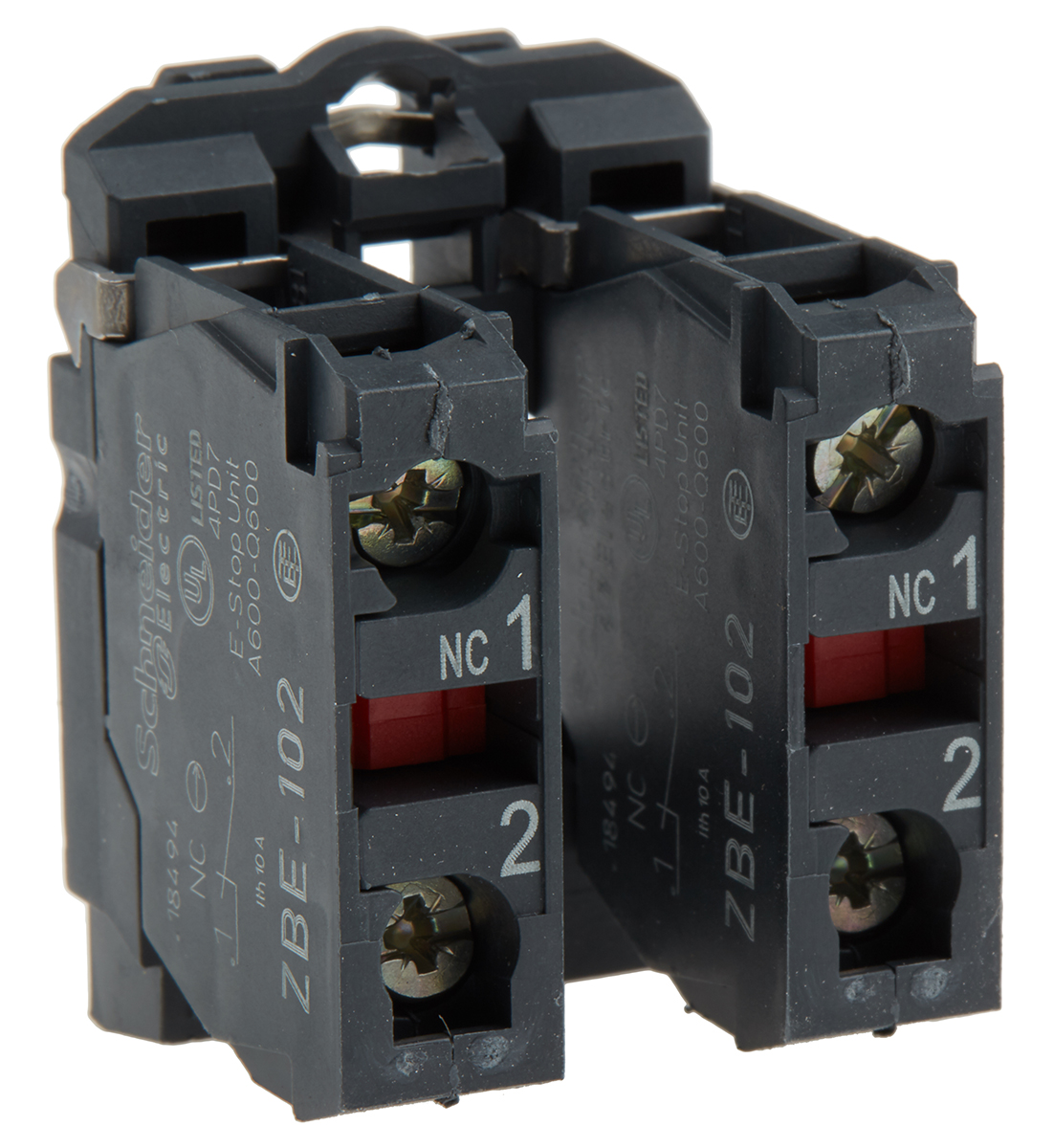 zb5az104 Schneider Electric XB5 Contact Block 2NC Screw terminal