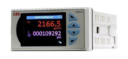 cm15-000s0e0-std ABB CM15 Panel Mount Process Indicator 2 Input, 2 Output Relay, Analogue 264V ac On-Off