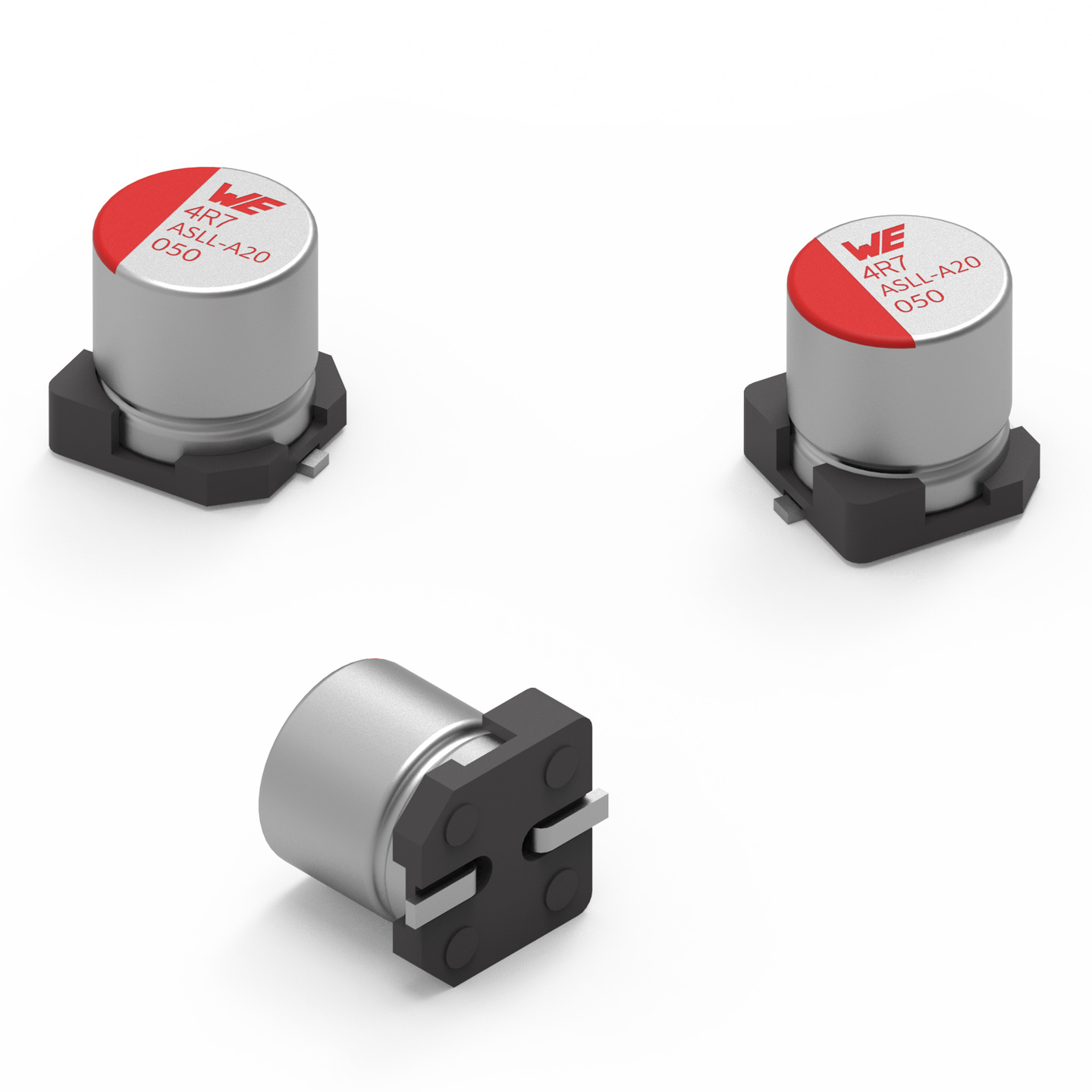 Wurth Elektronik 150μF Surface Mount Aluminium Polymer Capacitor, 63V dc