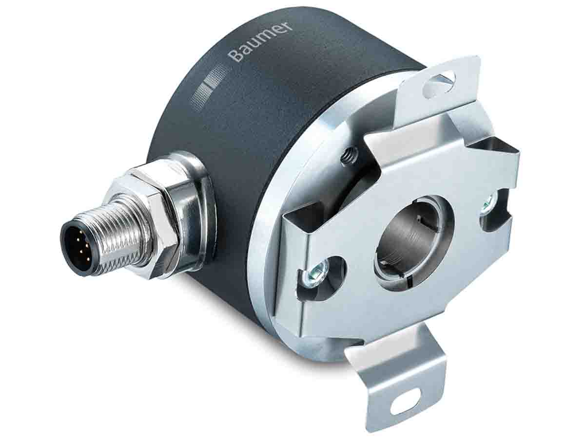Baumer EAM580 Series Magnetic Absolute Encoder 30V, 4096 ppr ppr, Push Pull Signal, Solid Type, 10 mm Shaft