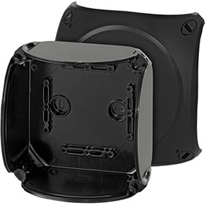 HENSEL EB Series Black Polycarbonate Junction Box, IP66, 77 mm, 130mm 130 mm