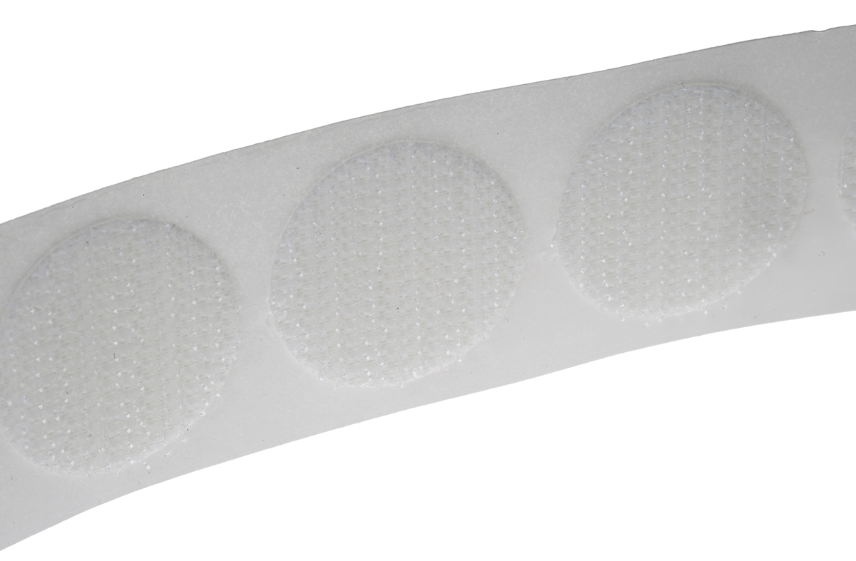 eb01022010114527 Velcro White Hook & Loop Tape, 22mm x 5 m