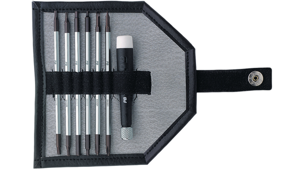 PB SWISS TOOLS Hexagon, Phillips, Torx Interchangeable Blade, 7-Piece