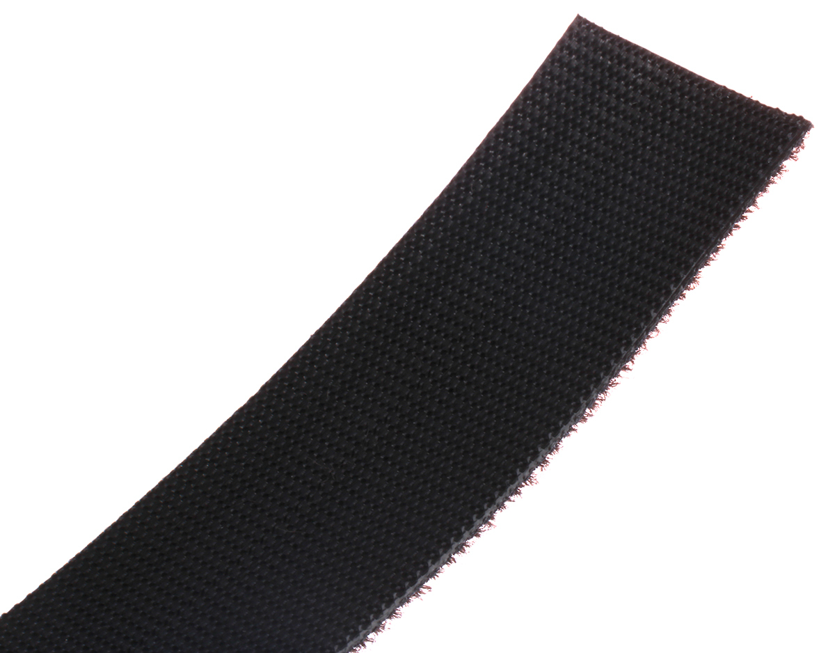 eb29020330999555 Velcro Black Hook & Loop Tape, 20mm x 10 m
