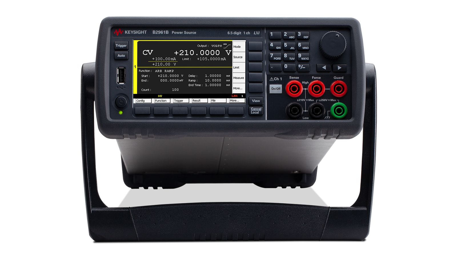b2961b Keysight Technologies B2961B Series Source Meter, 100 nV → 210 V, 1-Channel, 3 A, 31.8 W Output