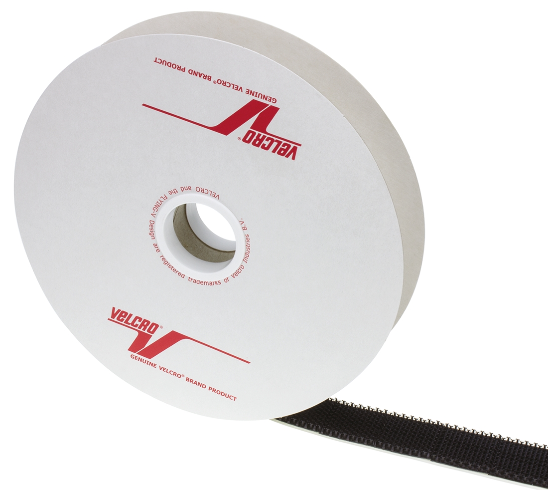 Velcro Black Hook Tape, 25mm x 5 m