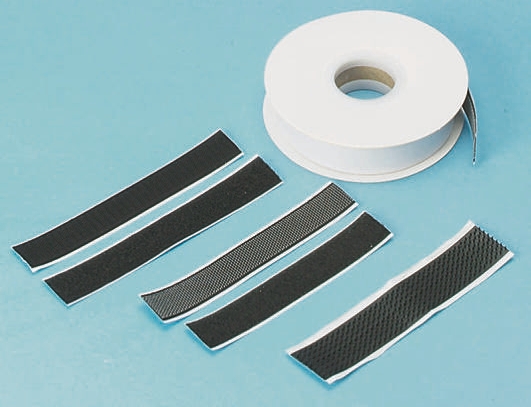 Velcro Black Hook & Loop Tape, 25mm x 5 m