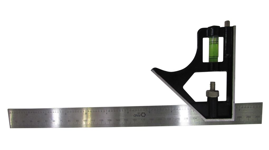 RND 300mm Combination Square, Stainless Steel