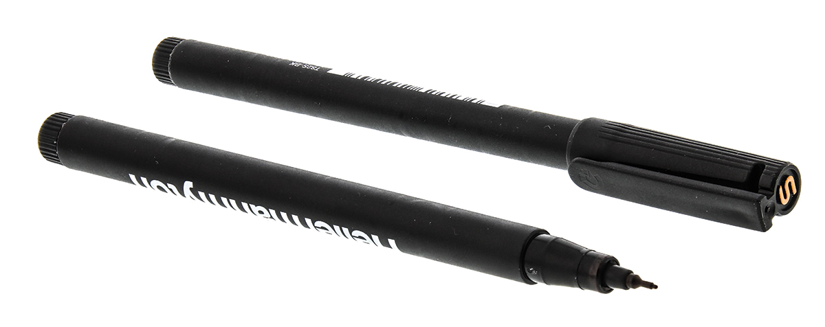 HellermannTyton Extra Fine Tip Black Marker Pen