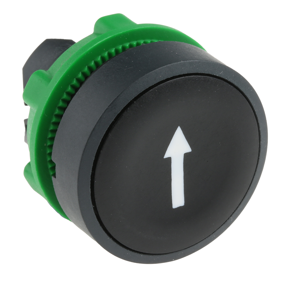 Schneider Electric Harmony XB5 Series, Black Push Button Head, Spring Return, 22mm Cutout