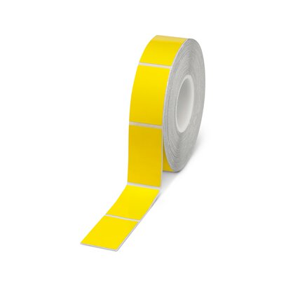 Phoenix Contact Yellow on Yellow Label, 100 mm Width