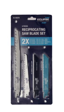Eclipse 240 mm High Carbon Steel Wood, Metal Reciprocating Saw Blade