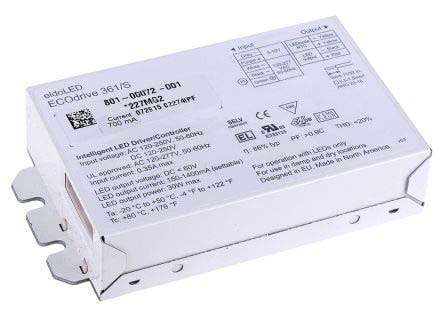 eldoLED LED Driver, 55V Output, 30 W Output, 350mA 1/10 V