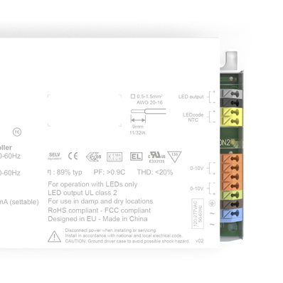 eldoLED LED Driver, 2V, 55 V Output, 50 W Output, 700mA 0 to 10 V