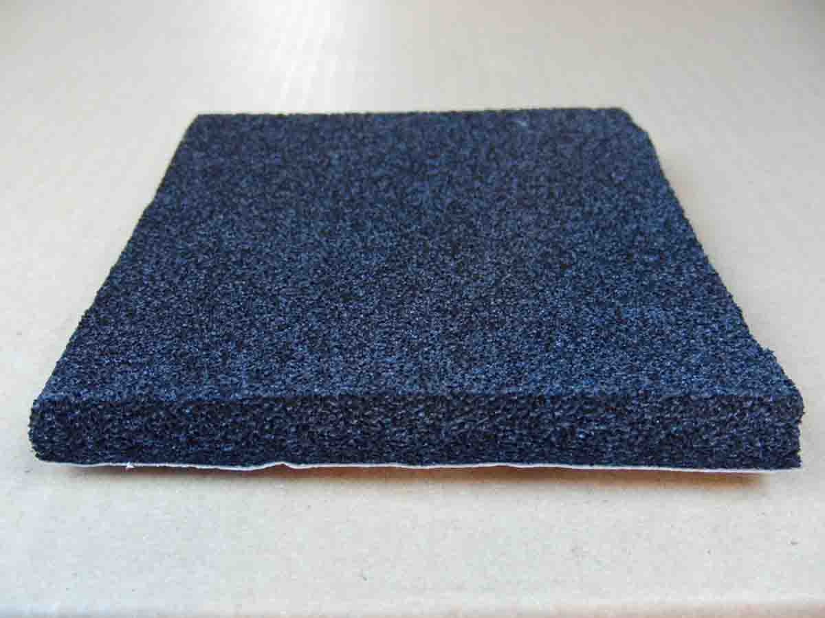 Nitto Black Ethylene Propylene Diene Monomer Rubber Sheet, 1 m x 500mm x 5 mm, 48kPa, 100 °C
