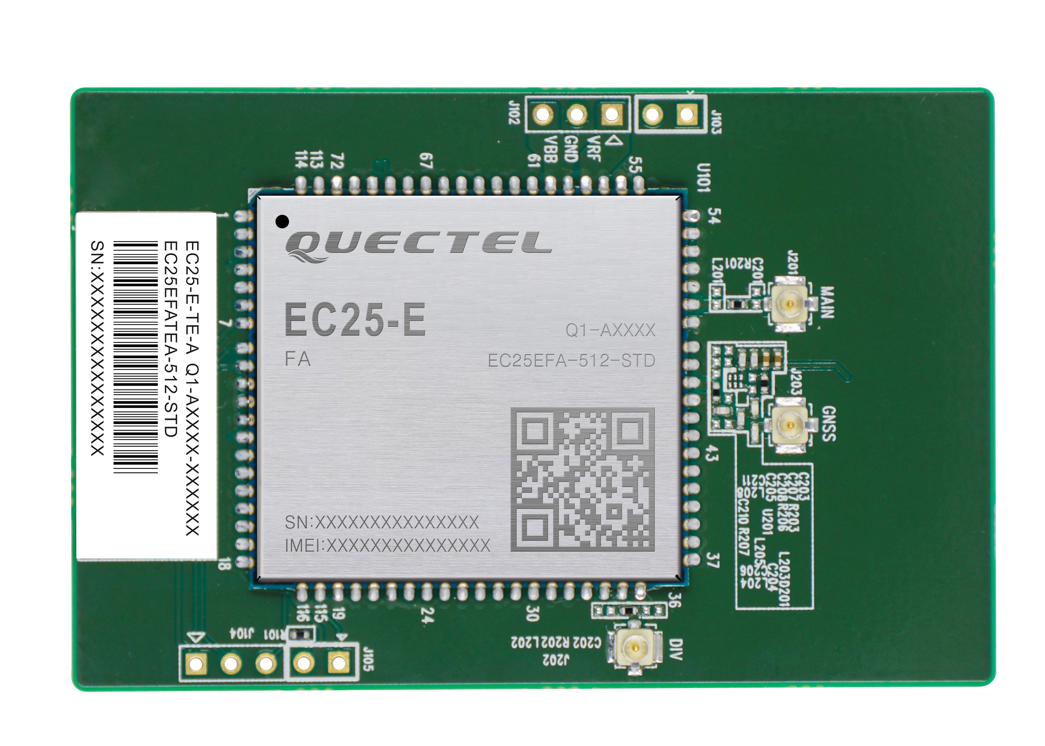 Quectel The Quectel LTE module EC25EFATEA-512-STD