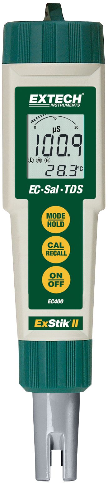 Extech EC400 Conductivity Meter 1999μS/cm Battery 1 μS/cm
