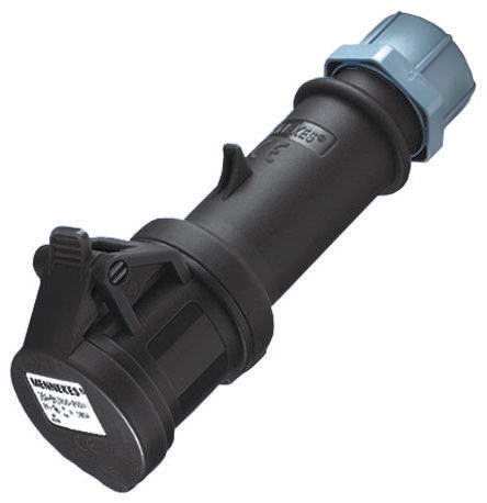 MENNEKES, StarTOP IP44 Black Cable Mount 4P Industrial Power Plug, Rated At 16A, 500 V