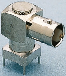 Telegartner, Jack PCB Mount BNC Connector, 75Ω, Through Hole Termination, Right Angle Body