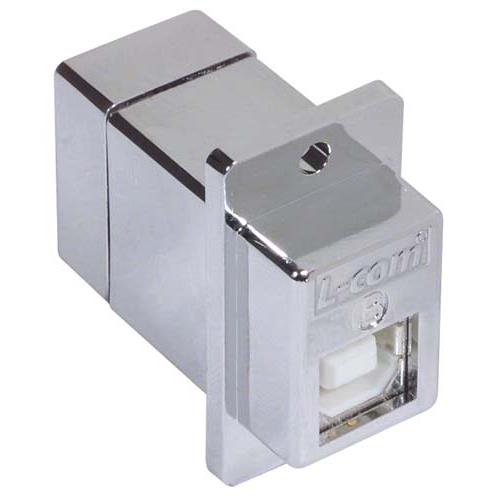 L-Com Straight, Screw Female- 1 Port USB Connector