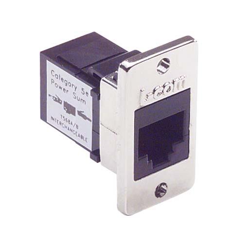 L-Com ECF Series 1 Port RJ45 Ethernet Coupler, Cat5e