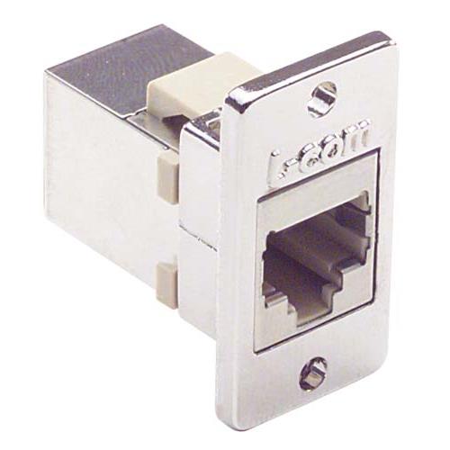 L-Com ECF Series 1 Port RJ45 Shielded Ethernet Coupler, Cat3