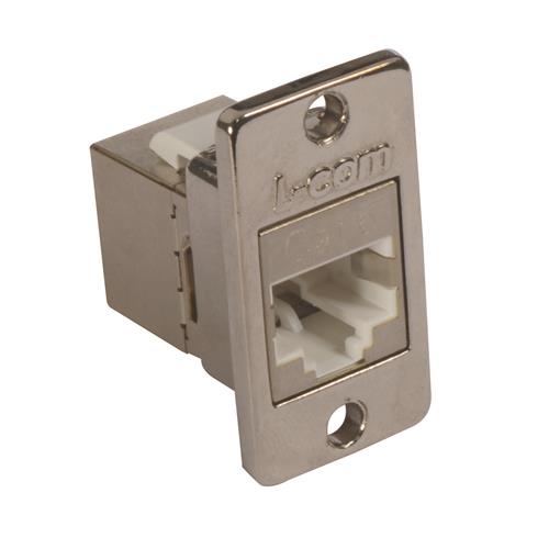 L-Com ECF Series 1 Port RJ45 Shielded Ethernet Coupler, Cat6