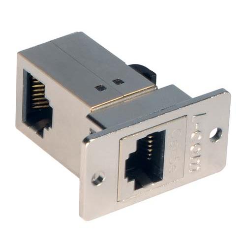 L-Com ECF Series 1 Port RJ45 Shielded Ethernet Coupler, Cat5e