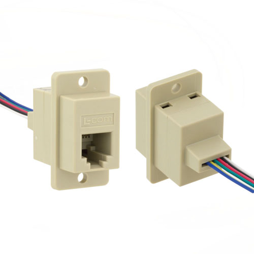 L-Com ECJ RJ12 1 Port Modular Connector