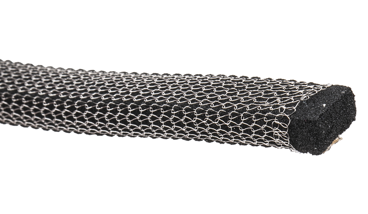 UVOX ECM-1-1-1051-AC Shielding Strip of Neoprene, Steel With Self-Adhesive 10 m x 9mm x