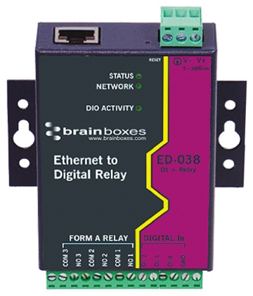 Brainboxes 100 BaseTX, Ethernet 10 Baset Ethernet Media Converter Ethernet Media Converter, 100Mbps